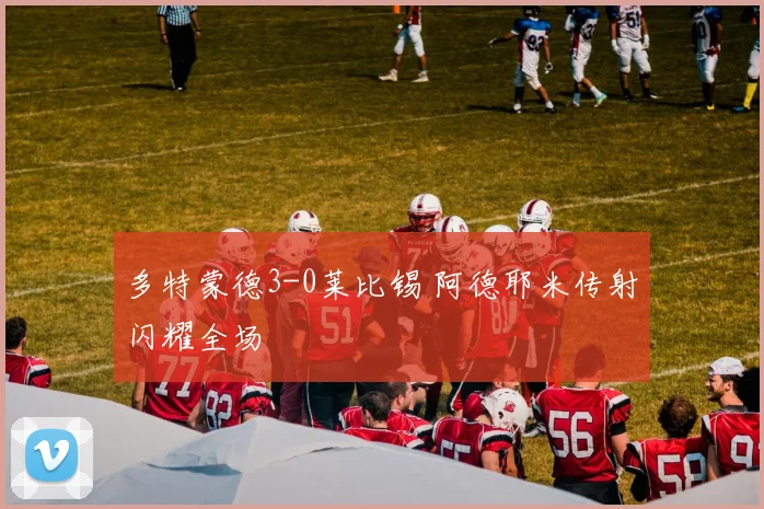 多特蒙德3-0莱比锡 阿德耶米传射闪耀全场